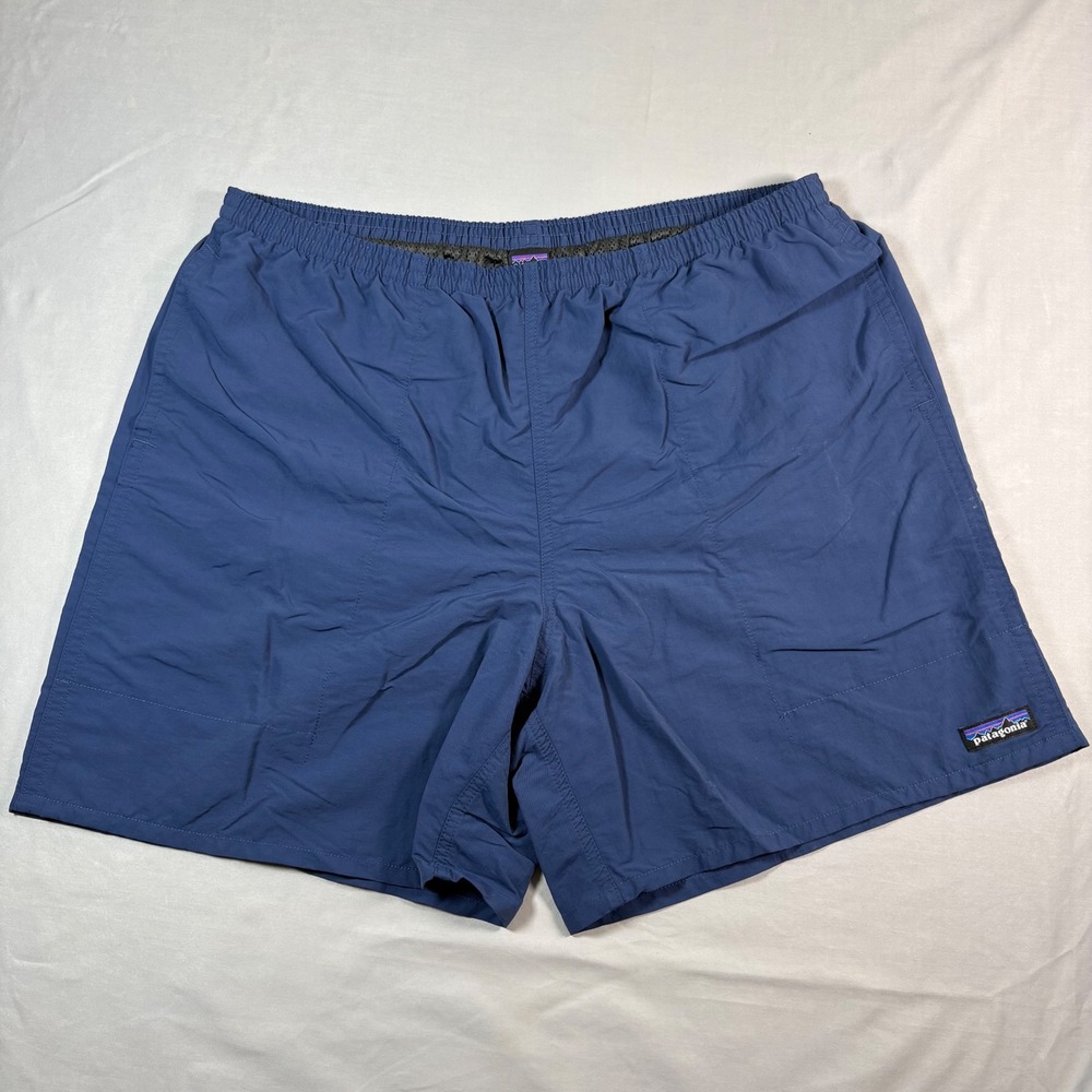 Patagonia Baggies Shorts Mens XL Stone Blue 5" Inseam Nylon 58034 SP19 P-6 Logo